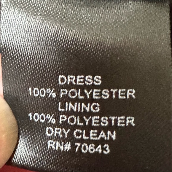 Jones New York Black & White Sheer Animal Print Pleated. With Slip Dress Sz 16W - Picture 12 of 15